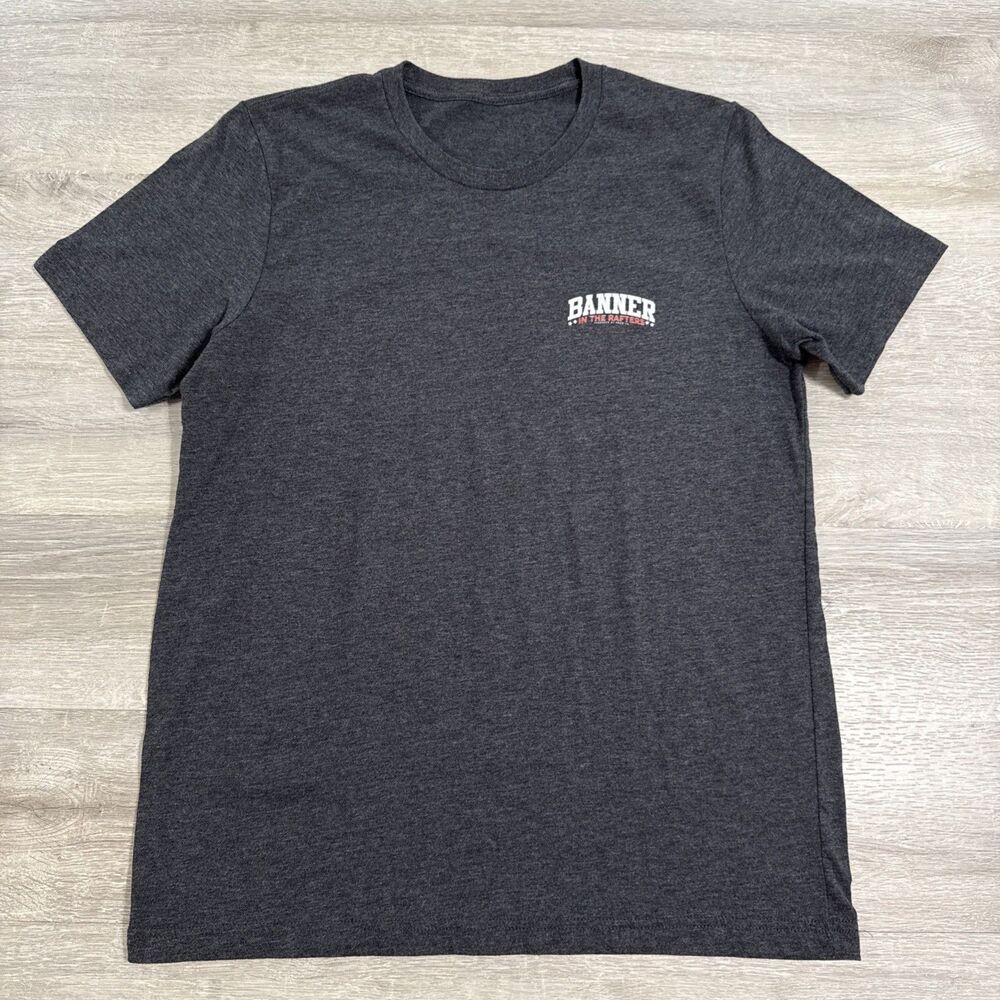 Capital Ode Shirt Men’s Large Gray Banner In The Rafters Hip Hop Caricature